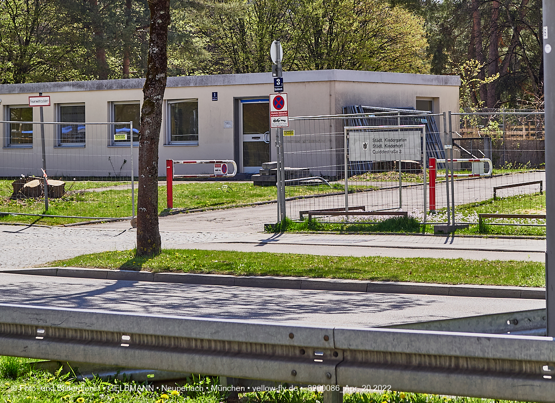 20.04.2022 - Baustelle am Haus für Kinder in Neuperlach